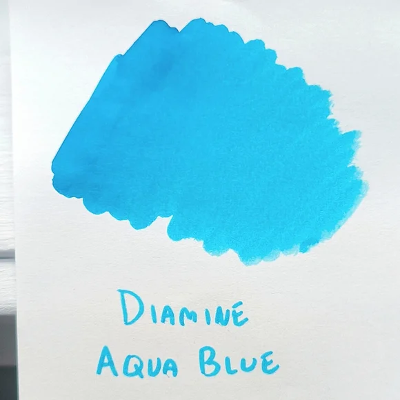 Fountain pen ink Diamine Aqua Blue & Lennon Tool Bar Blue Sky - Picture 3 of 5